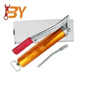 Tubuh Aluminium Grease Gun Tipe Tuas Dengan Tabung Kaku 400CC